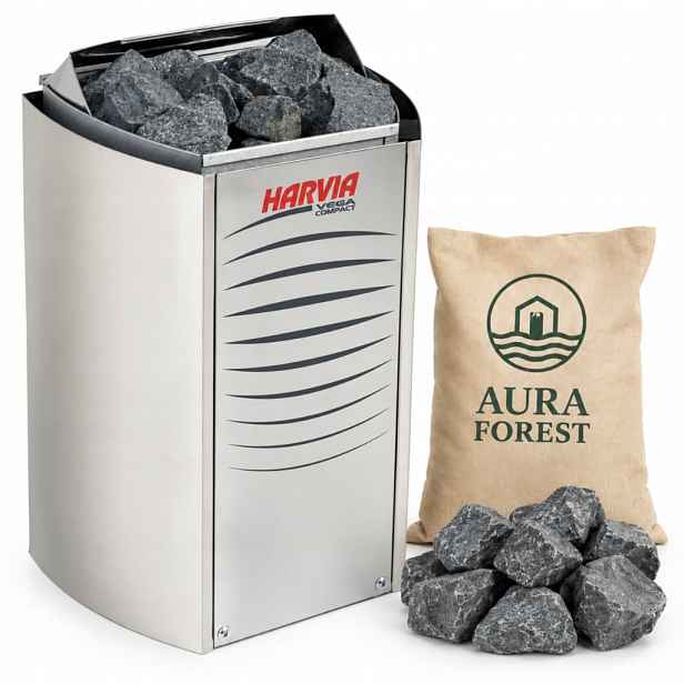 Harvia Vega Compact BC35E 3,5 kW kamna kameny 20 kg Set