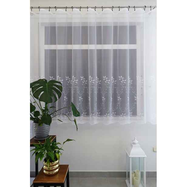 Mg Záclona 35449 Bílá 250x180 cm Hotová S Páskou M