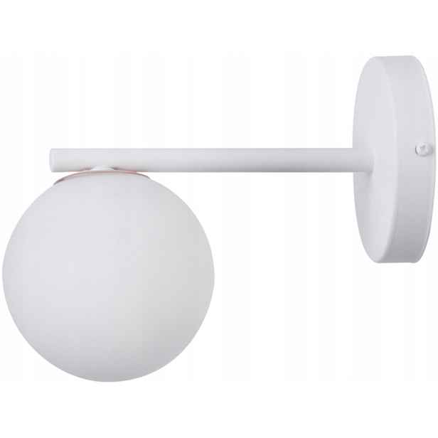 Nástěnné svítidlo Sigma Lighting bílá skleněná koule moderní 12W G9