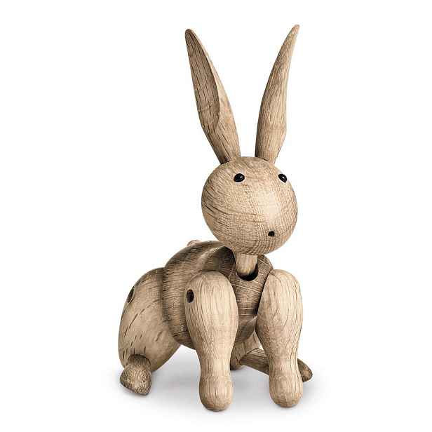 Soška z masivního dubového dřeva Kay Bojesen Denmark Rabbit