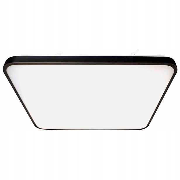 Stropní svítidlo stropní svítidlo Led černá čtvercová 47 cm 4000K do kuchyně Milagro