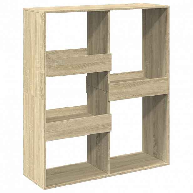 vidaXL Dělicí stěna dub sonoma 100 x 33 x 115 cm kompozitní dřevo