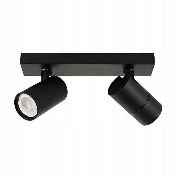 Italux Laconi Led Černá nástěnná a stropní lampa Moderní GU10 35W