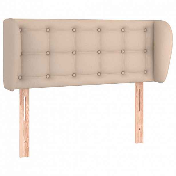 vidaXL Čelo postele typu ušák cappuccino 93x23x78/88 cm umělá kůže