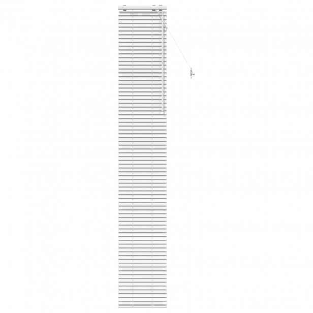 vidaXL Venet školní žaluzie Bílá 45 x 250 cm 35 mm Masivní paulovnie