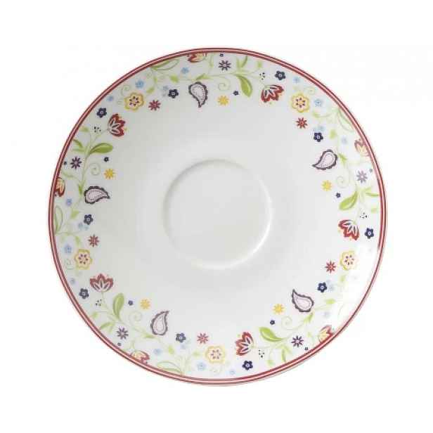 Podšálek Shanti Doppio 16 cm, barevné květiny