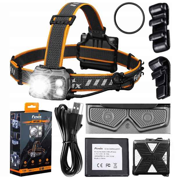 Čelovka Fenix HP16R 1250 lm 260 metrů Set