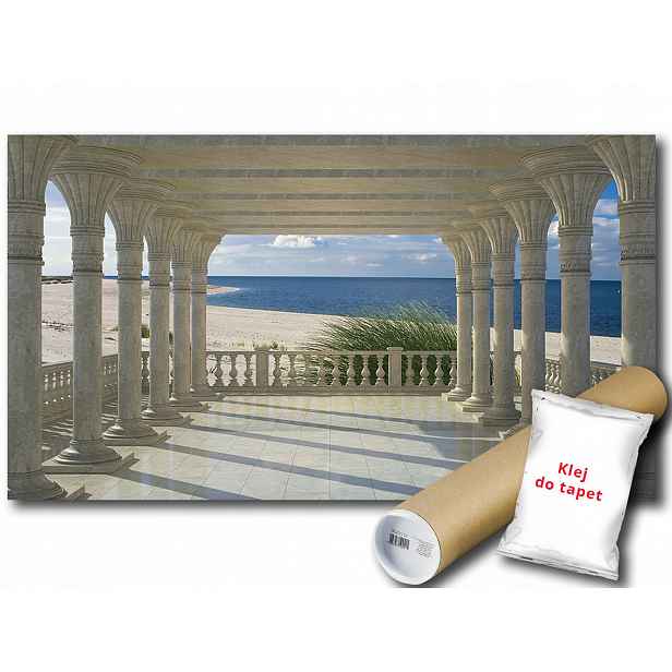 Fototapeta Kolumnada Plaża 3C V8 368x254 F1362