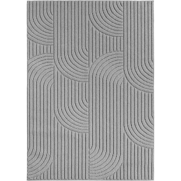 Kusový koberec Helix 2201 silver, 160x230, šedá, chodba / předsíň, Ayyildiz