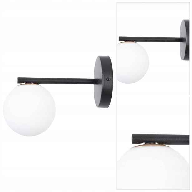 Nástěnné svítidlo na výložníku Gama černé k psacímu stolu z dílny Sigma Lighting