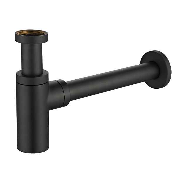 Omnires Umyvadlový Sifon 32MM A186BL Černý Mat