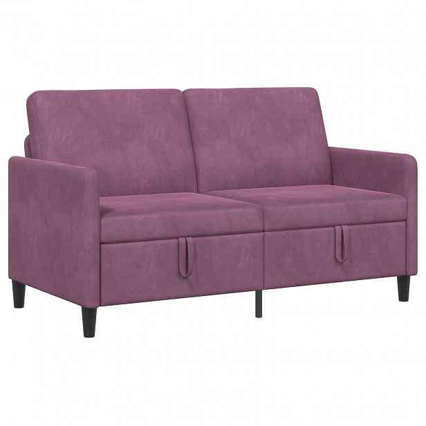 vidaXL Sofa s úložným prostorem Fialová 152 x 78 x 87 cm Polyester