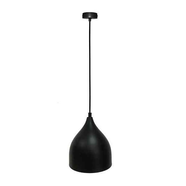 Závěsná lampa Ystad 170mm LEDEA E27 40W kovová černá