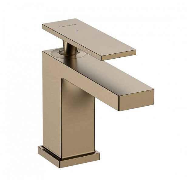 Hansgrohe Tecturis E - Umyvadlová baterie s výpustí, CoolStart, EcoSmart, kartáčovaný bronz 73004140