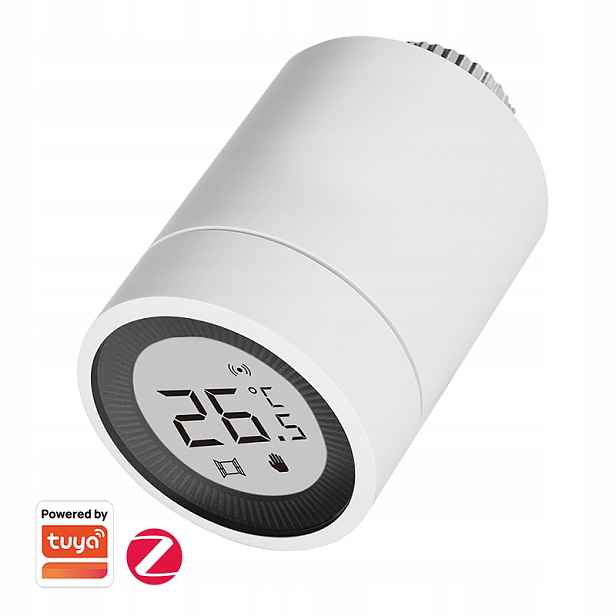 Inteligentní termostatická radiátorová hlavice Zigbee Smart Tuya LCD Wi-fi