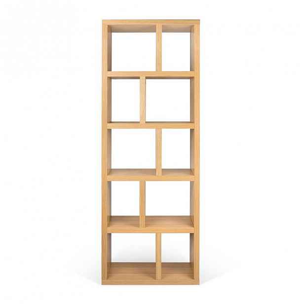 Knihovna - regál ve dřevěném dekoru TemaHome Berlin, výška 198 cm