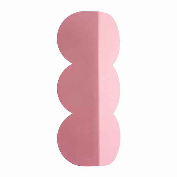 Růžové hliníkové nástěnné svítidlo BISCUIT – Thoro