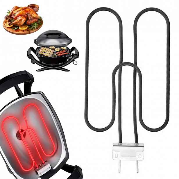 Vyměnitelný Ohřívač Elektrického Grilu Pro Weber, Černý