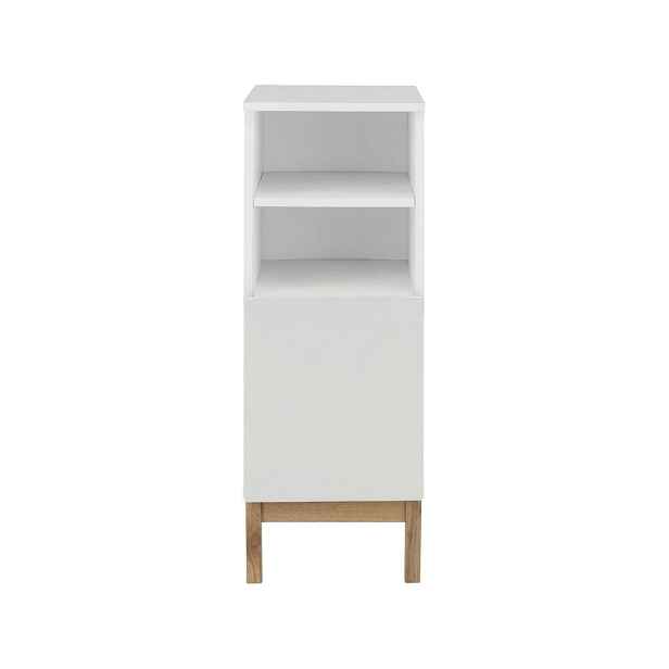 Bílá nízká koupelnová skříňka 30x86 cm Mirza - Støraa