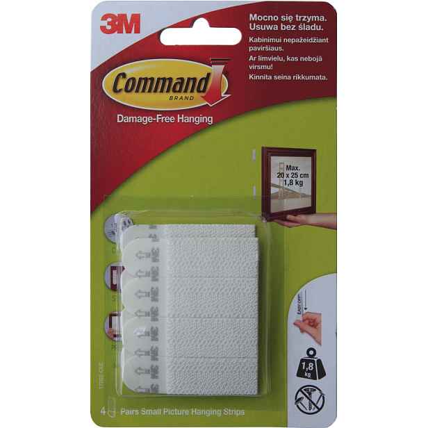 BKSHOP 3M Command Lepicí pásky na fotorámečky malé 4ks 20x25cm