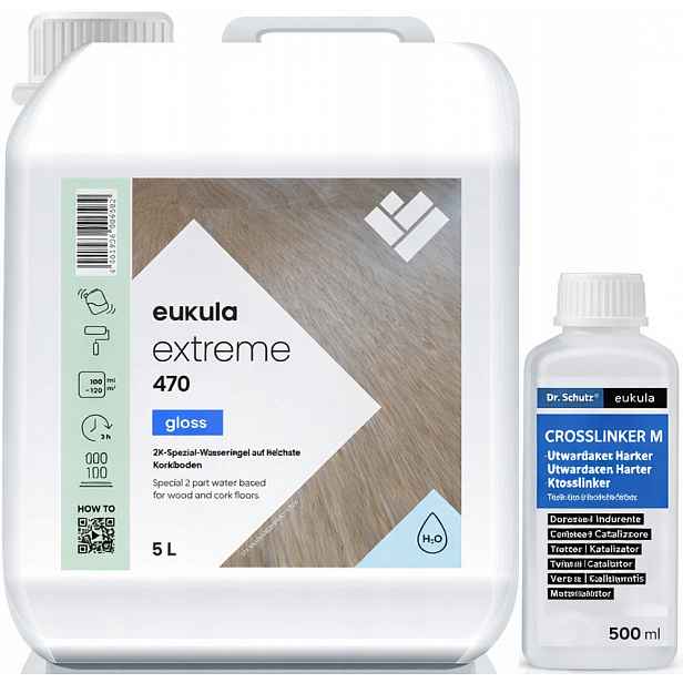 Eukula Extreme 470 Gloss 5,5L lak 2K vysoký lesk na dřevo