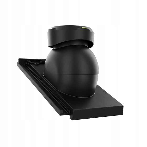 Krbový kanalizační ventilátor fi110 Creaton Domino Černý