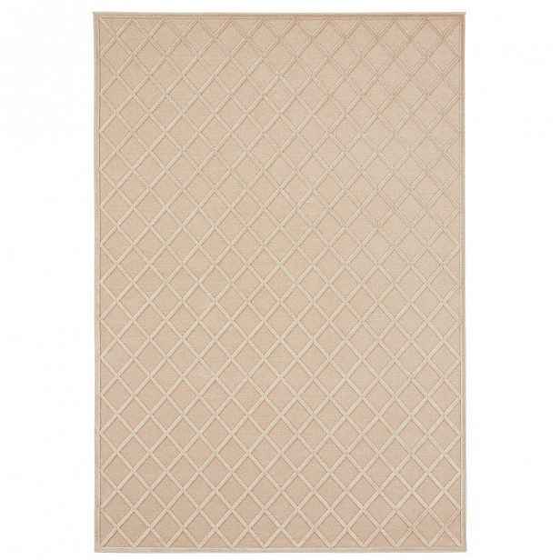 Krémový koberec Mint Rugs Shine Karro, 80 x 125 cm