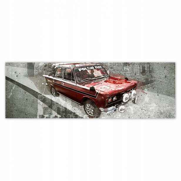 Plakáty 200x66 Červený Velký Fiat 125p