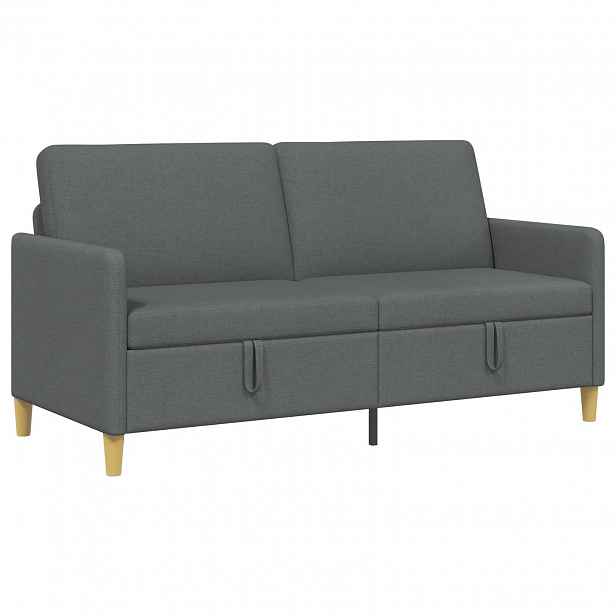 vidaXL Sofa s úložným prostorem Tmavě šedá 172 x 78 x 87 cm Polyester