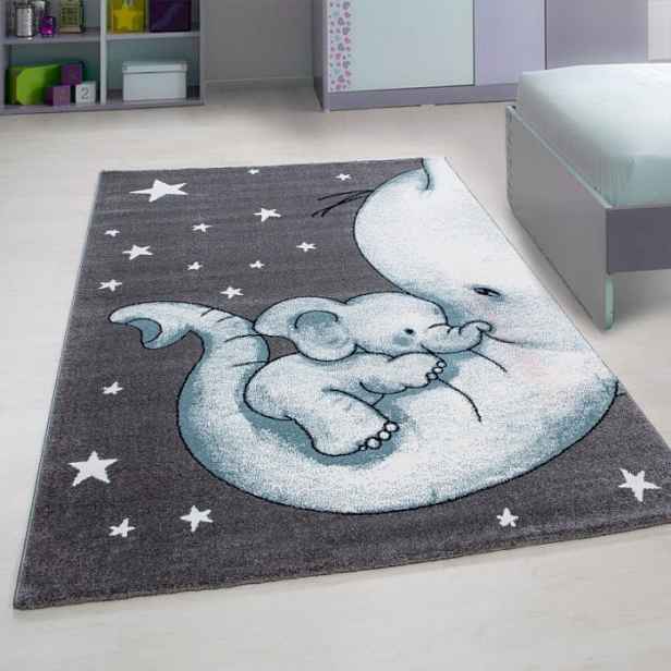 Dětský kusový koberec Kids 560 blue, 160x230, modrá, dětský pokoj, Ayyildiz