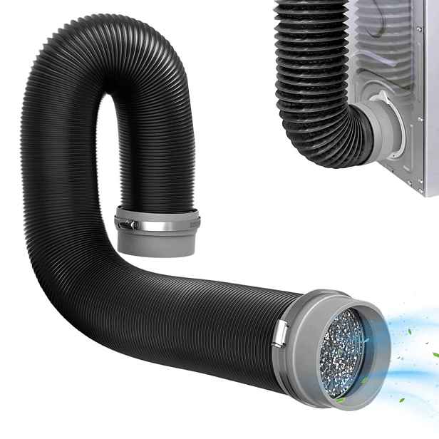 Trubka Výstupní Hadice Pro Klimatizaci Flexibilní Ventilační Hadice 75 MM 5 M