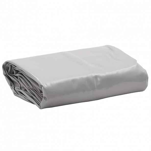 vidaXL Plachta 650g / m² Šedá 5 x 7 m Plátno s PVC povrchovou úpravou