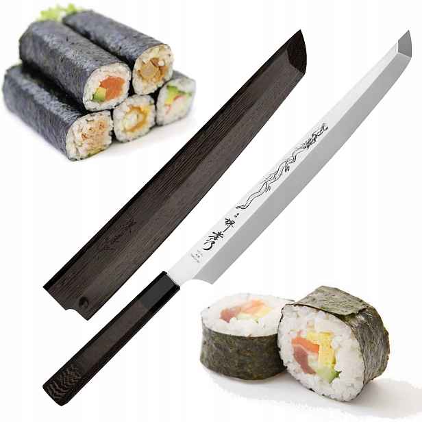 Sakai Takayuki Shoryu Honyaki VG-10 Japonský Nůž Sakimaru na sushi 30 cm