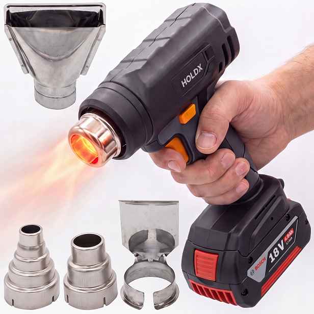 Horkovzdušná Pistole Holdx Pro Baterie Bosch 18V Pro Bezdrátová