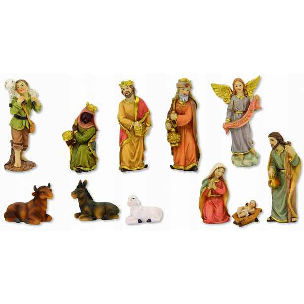 Krásné figurky do betlému 11 dílů 7 cm K650-7