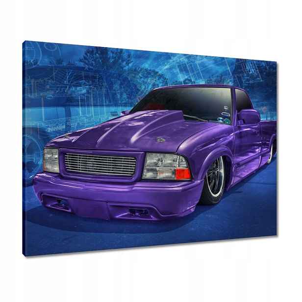 Obrazy 80x60 Fialový PickUp S10