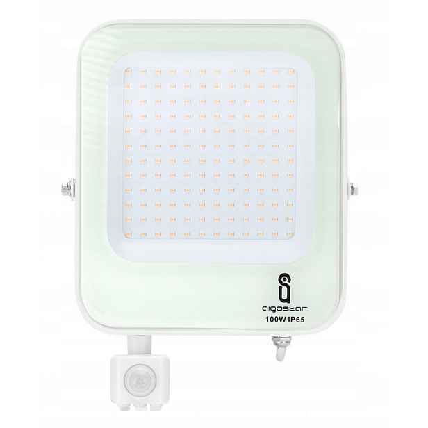 Osvětlovač s pohybovým senzorem Aigostar Led 100W Pir 230V Nw Bílý