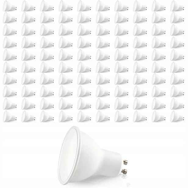 Set 100 Kusů Led žárovka GU10 1W teplá barva Bílá 3000K Lls