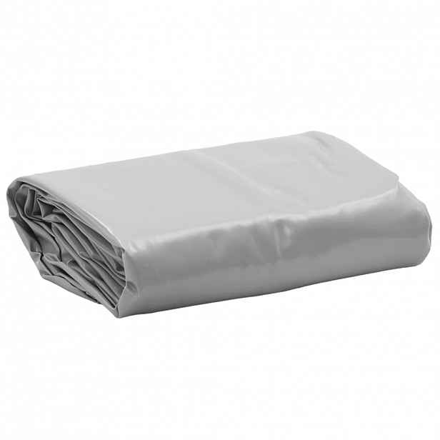 vidaXL Plachta 650g / m² Šedá 5 x 8 m Plátno s PVC povrchovou úpravou