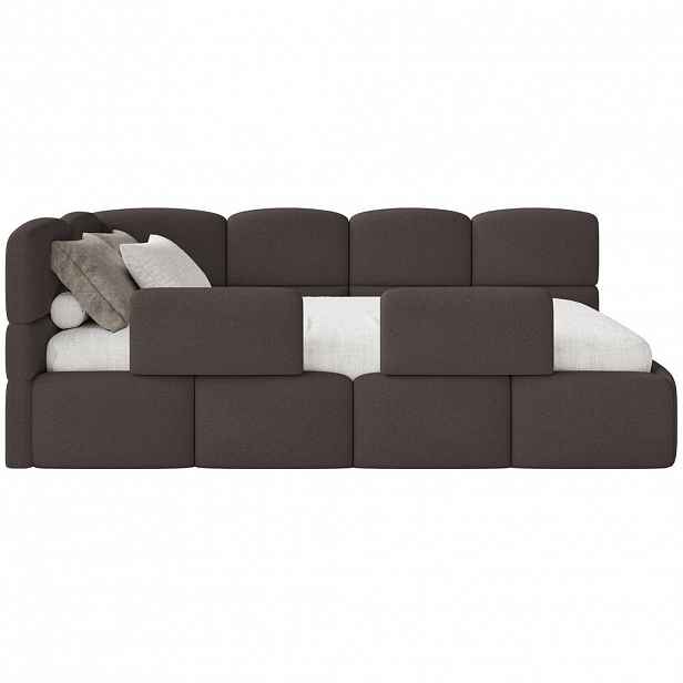 Selsey DĚTSKÁ POSTEL Cloudy hnědá 120 cm, ženylka