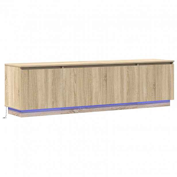 vidaXL Televizní skříň 180 x 38 x 49 cm Sonoma dub Kompozitní dřevo