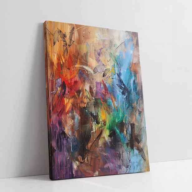 Obraz na plátně Abstraktní Barvy Moderní pro dům, pokoj, obývací pokoj 60x80