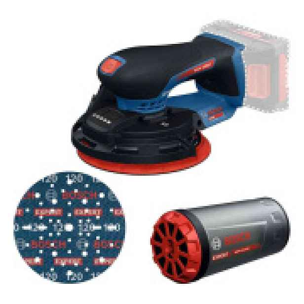 Aku excentrická bruska Bosch Expert EXEX18V-150-5 bez baterií 0601372901