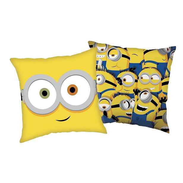 Dětský polštářek ø 40 cm Mimoni "Watch me" – Jerry Fabrics