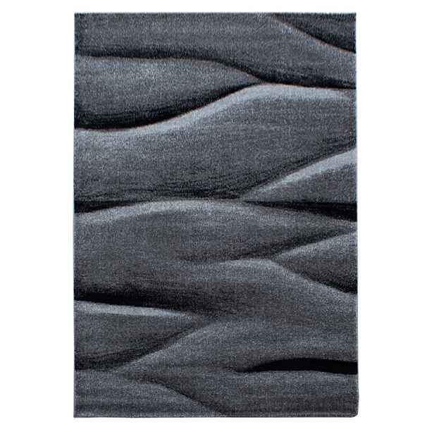 Kusový koberec Lucca 1840 black, 200x290, šedá, kancelář, Ayyildiz