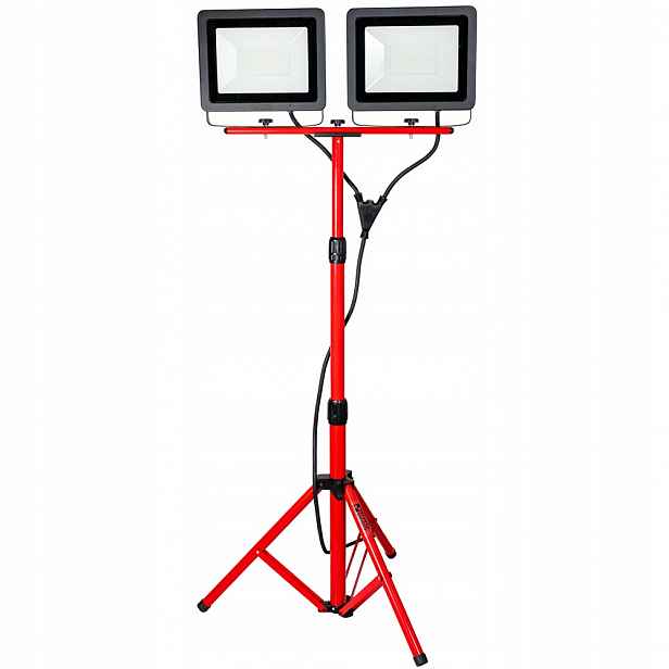 Pro LD714 Led reflektor se stativem 2x50W 8000 lm stavební reflektor