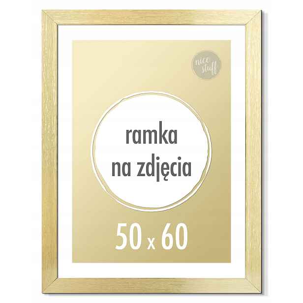Rámeček na fotografie 50x60 zlatý rámeček rám foto