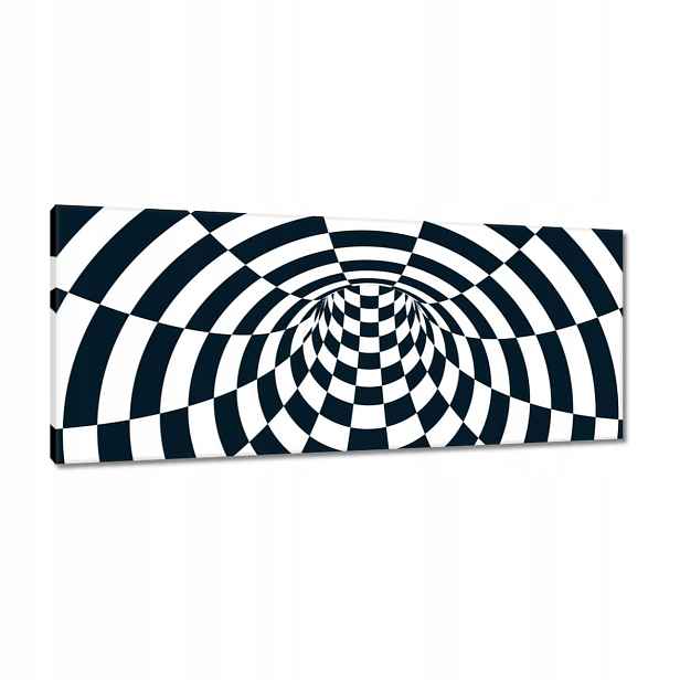 Obrazy 100x40 Abstrackja černobílá