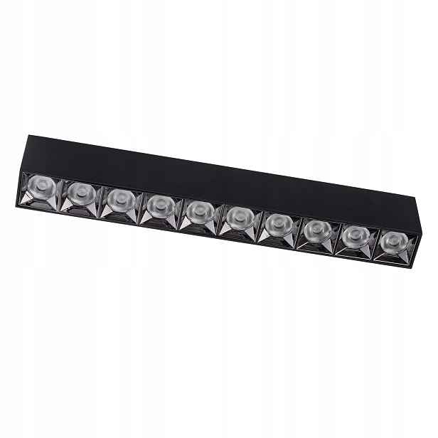 Nowodvorski MIDI Led lineární lampa 40W Černá hliníková 3500lm 4000K
