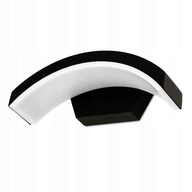 Venkovní Nástěnné Svítidlo Led Fasádní Moderní Černá Lampa 9W IP54